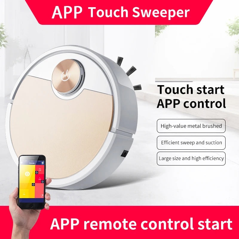 Wireless Smart Remote Control Vacuum Cleaner