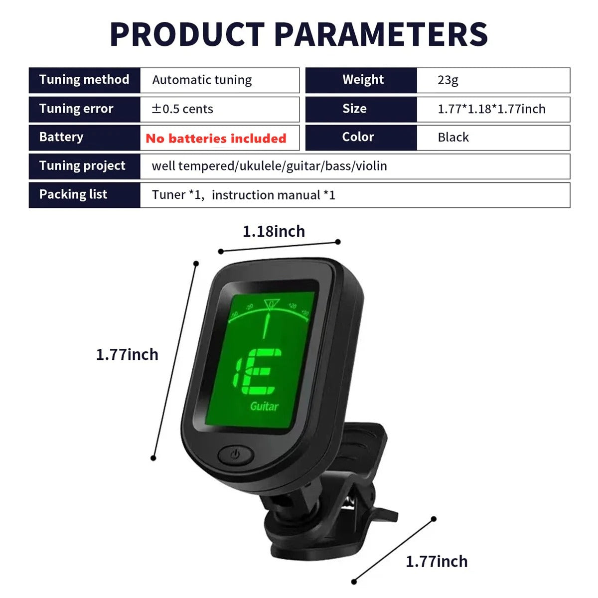 Guitar Tuner For All Instruments