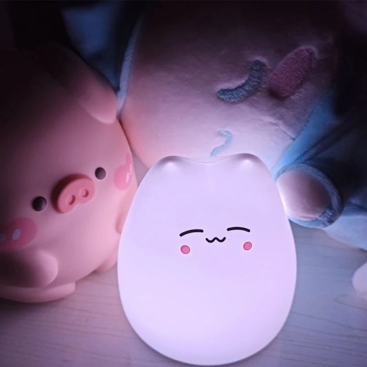 Mini Kawaii Cat Night Light