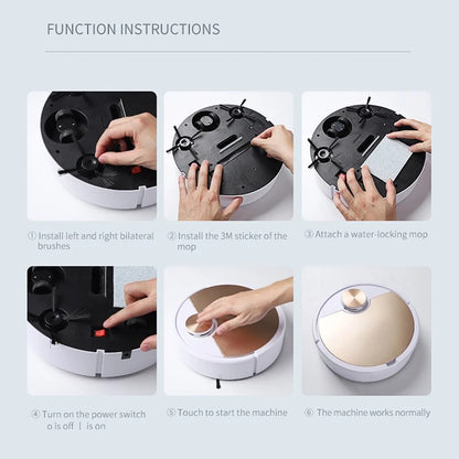 Wireless Smart Remote Control Vacuum Cleaner